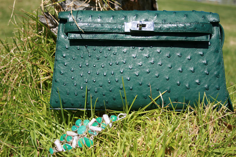 Green Leather Bag